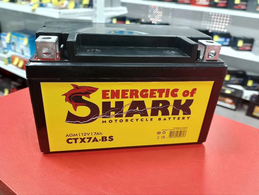 Аккумулятор Energetic Shark CTX7ABS 7 Ah AGM
