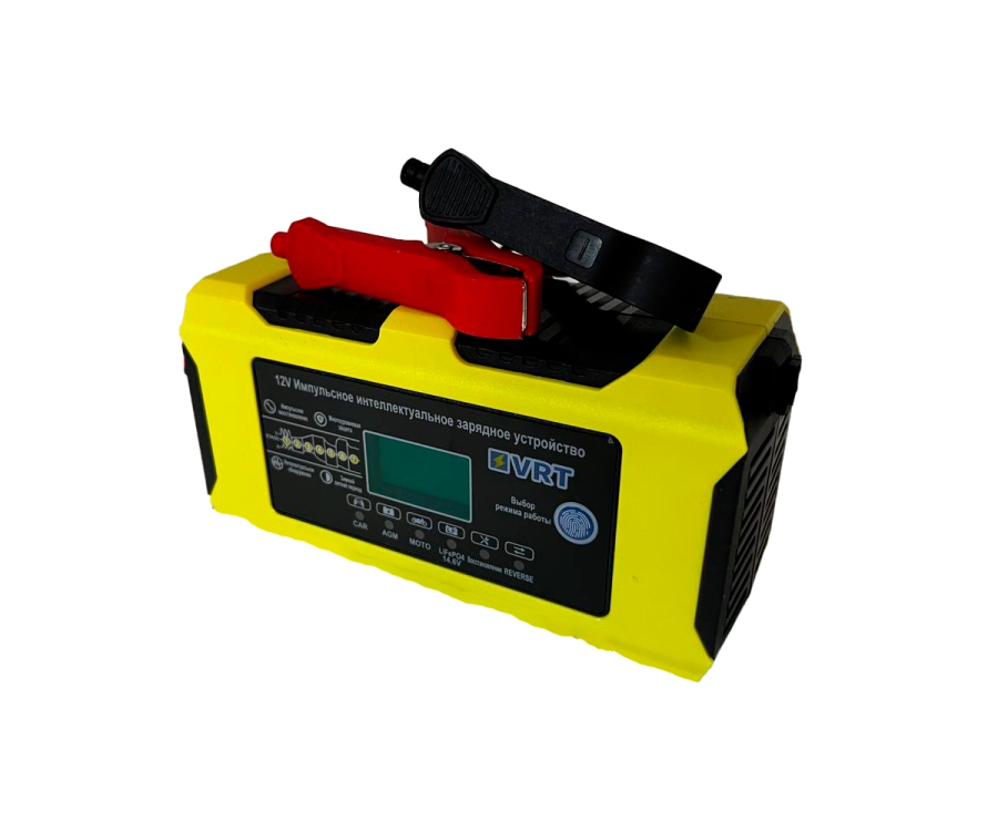 Автоматическое зарядное устройство, VRT, для всех типов аккумуляторных батарей.